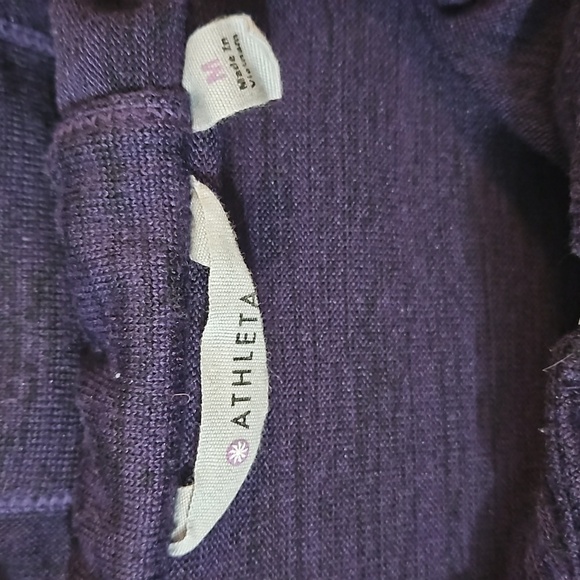 Athleta  Hooded Active Jacket sz M Purple  Pre-owned - Picture 4 of 11